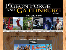 Tablet Screenshot of mypigeonforgeandgatlinburg.com